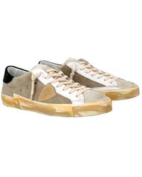 Philippe Model - Vintage Ledersneaker - Lyst
