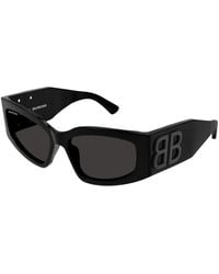 Balenciaga - Schwarz/graue sonnenbrille bb0321s,bb0321s 005 sunglasses,stylische sonnenbrille bb0321s - Lyst