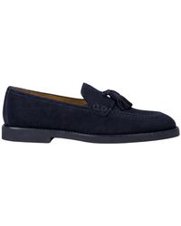 Doucal's - Suede Tassel Loafer - Lyst
