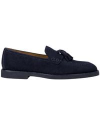 Doucal's - Schoenen ,Blauw ,Leer Suede Tassel Loafer - Lyst