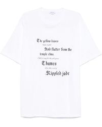 McQueen - T-Shirt Met Print - Lyst
