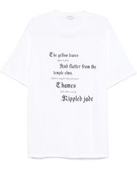 McQueen - T-Shirt Met Print - Lyst