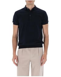 AT.P.CO - Tops ,Blauw ,Polo Shirt - Lyst