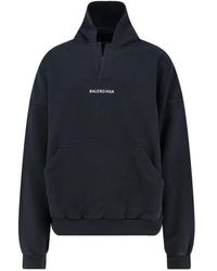 Balenciaga - Hoodie Met Geborduurd Logo - Lyst