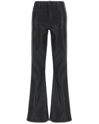L'Agence - Marty Coated Flare Jean - Lyst