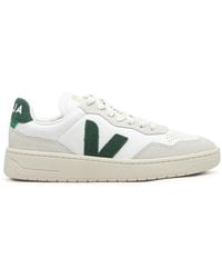 Veja - Multicolor v-90 sneakers,weiße/grüne v-90 sneaker - Lyst