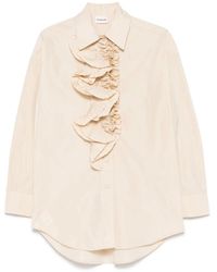 P.A.R.O.S.H. - P.A.R.O..H. ,Overhemden ,Neutrale Blouse Voor Een Stijlvolle Look - Lyst
