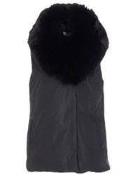 Yves Salomon - Jassen ,Zwart ,Gilet 75Cm - Lyst