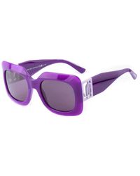 Jimmy Choo - Lila resin sonnenbrille gaya-s-ry8ur - Lyst
