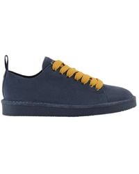 Pànchic - Sneakers in camoscio blu con lacci - Lyst