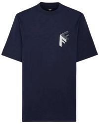 Fendi - Skater T-Shirt Met Blokprint - Lyst