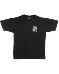 Obey - Zwarte Eyes Icon T-Shirt - Lyst