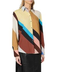 Paul Smith - Overhemden ,Veelkleurig ,Swirl Shirt - Lyst