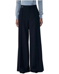 Marni - Broeken ,Zwart ,Wol Wollen Getailleerde Broek - Lyst