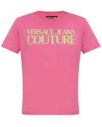 Versace Jeans Couture - Kurzärmel-T-Shirt - Lyst