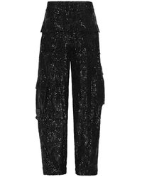 ROTATE BIRGER CHRISTENSEN - Tapered Trousers - Lyst