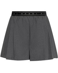 Marni - Pantalones Cortos De Lana, Mujer, Talla - Lyst