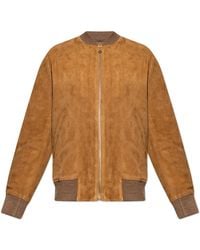 Paul Smith - Suede Bomber Jacket - Lyst