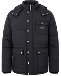 Philipp Plein - Jassen ,Zwart ,Nylon Nylon Puffer Jacket Gothic Plein - Lyst