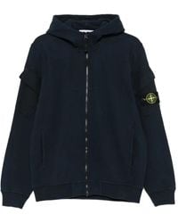 Stone Island - Zip-Up Sweatshirt Regular Fit - Lyst