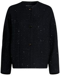 Kiton - Truien & Vesten ,Zwart ,Wol Tailored Wollen En Zijden Jas - Lyst