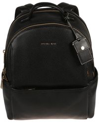Michael Kors - Tassen ,Zwart ,Katoen Sable Medium Pebbled Leather Rugzak - Lyst