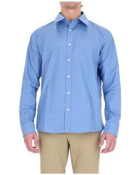 A.P.C. - Overhemden ,Blauw ,Katoen Owen Shirt - Lyst