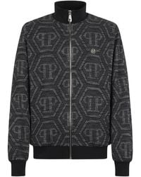Philipp Plein - Jacquard Tracksuit Jacket Monogram - Lyst