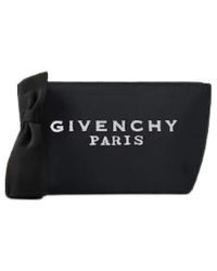 Givenchy - Kleine Pouch Van Canvas Met Strik - Lyst