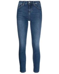 Liu Jo - Monroe skinny 7/8 jeans - Lyst