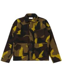 Universal Works - Camo Swede Fleece Field Jacket - Lyst
