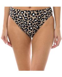 MICHAEL Michael Kors - Graphic Cheetah High Waist Bikini schwarz SM - Lyst
