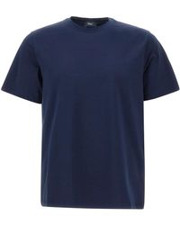 Herno - Superfijn Katoen Stretch T-Shirt - Lyst