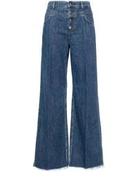 Liu Jo - Blaue denim flare jeans - Lyst