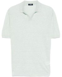 Barba Napoli - Leinen Poloshirt Made - Lyst