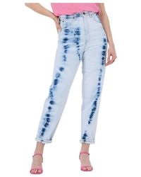 Lee Jeans - Jeans ,Blauw ,Denim Stella Tapered Jeans Blauw - Lyst