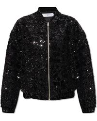 IRO - Jassen ,Zwart ,Pailletten Pailletten Jas "Omber" - Lyst