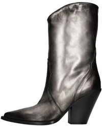 Elena Iachi - Stiefel Grau - Lyst