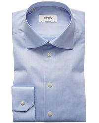 Eton Fit skjorte - Bleu