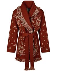 Alanui - Bandana Jacquard Cardigan - Lyst