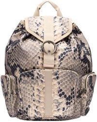 Roberto Cavalli - Napoli Python Rucksack - Lyst