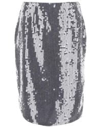 ROTATE BIRGER CHRISTENSEN - Pailletten Midi Rock - Lyst