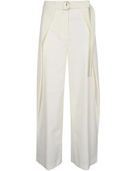 Erika Cavallini Semi Couture - Wide Trousers - Lyst