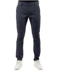 Dondup - Broeken ,Blauw ,Katoen Stijlvolle Broek - Lyst