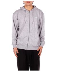 New Balance - Hoodies & Sweatvesten ,Grijs ,Katoen Sport Essentials French Terry Hoodie Met Volledige Rits - Lyst
