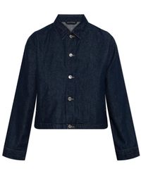 Samsøe & Samsøe - Jassen ,Blauw ,Katoen Sanana Jas - Lyst