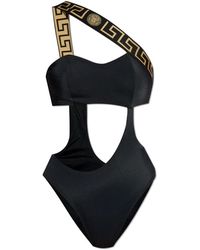 Versace - Badpak Met Greca Afwerking - Lyst