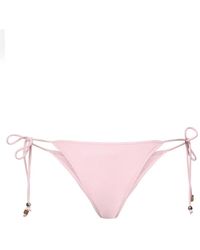 Jacquemus - Badmode ,Roze ,Le Bas De Plage Triangle Wover - Lyst