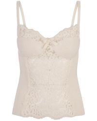 Ermanno Scervino - Sleeveless Tops - Lyst