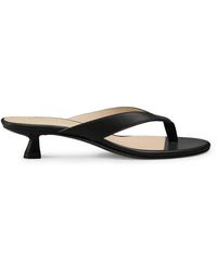 Stuart Weitzman - Schoenen ,Zwart ,Leer Rio Sleek Sandal 35 - Lyst